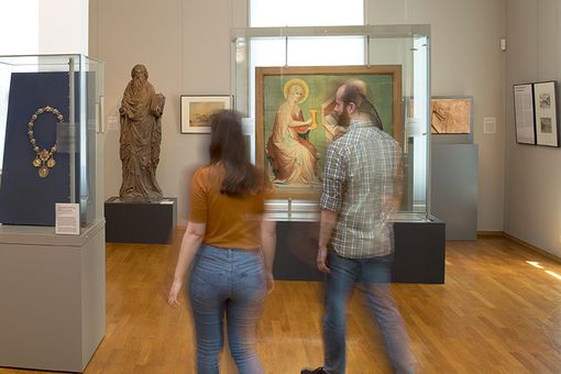 Blick in die Kunstsammlung im Rektoratsgebäude, Foto: Kustodie/Marion Wenzel