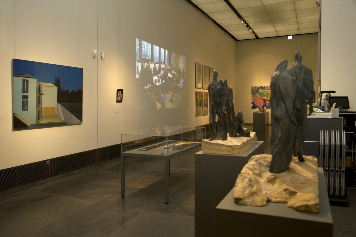 enlarge the image: Die Ausstellung "Löwen und Meerjungfrauen" im Wintersemester 2019/20, Foto: Kustodie/Marion Wenzel